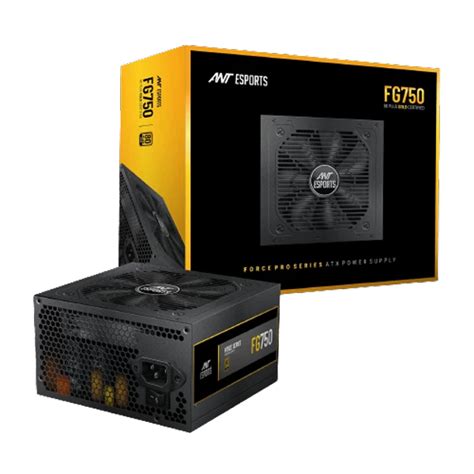 Ant Esports FG750 750 Watt 80 Plus Gold SMPS – Microcenter India