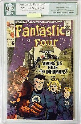 comicsvalue.com - Fantastic four #45 PGX 9.2 (R) like CGC first app of ...