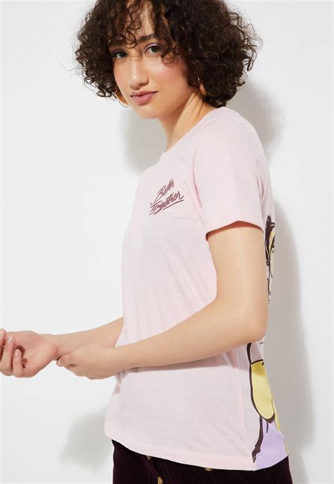 Buy URB_N Women Back Graphic Print T-shirt Online at just Rs. 299.0 ...