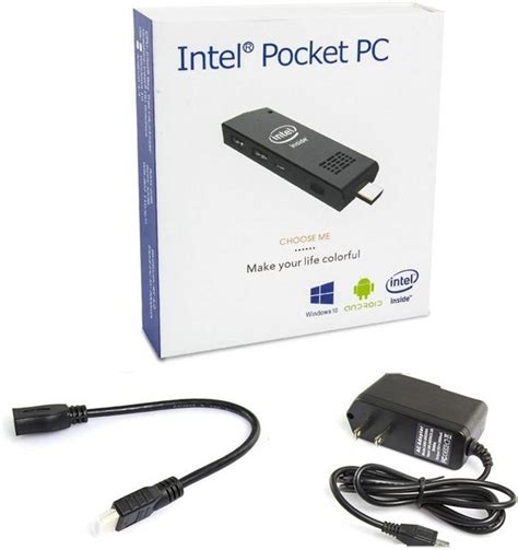 Intel pocket PC Stick - Windows 8.1 Pro, Atom Z3735F 64bit, Intel Atom ...