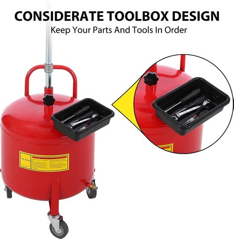 Garvee 8 Gallon Waste Oil Drain Tank, Portable Oil Drain India | Ubuy