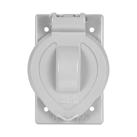 7420 CWD WP SGL RCPT ALUM.COVER FOR | Kendall Electric Inc