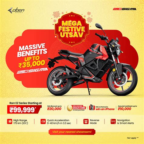 Oben Electric Announces ‘Mega Festive Utsav’ with Benefits Worth ...