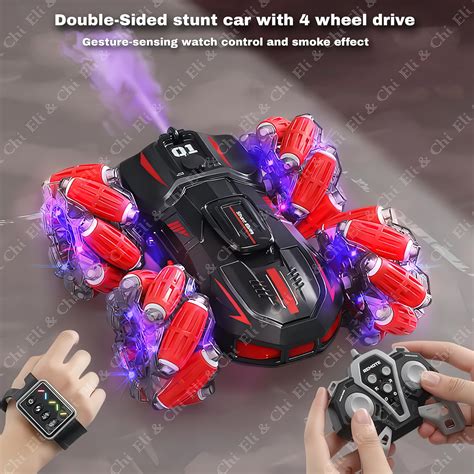 Double-Sided RC Stunt Car for Kids: 360° Drift, Remote Control Racing ...