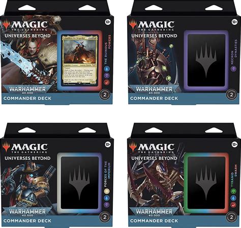 MTG - Universes Beyond: Warhammer 40,000 Commander Decks (Bundle ...