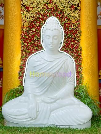 Buy Homestead Decore Solution Blessing Buddha showpiece White Big Size ...