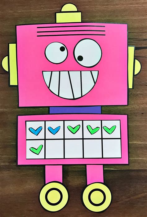 Robot Numbers Worksheet 的图像结果