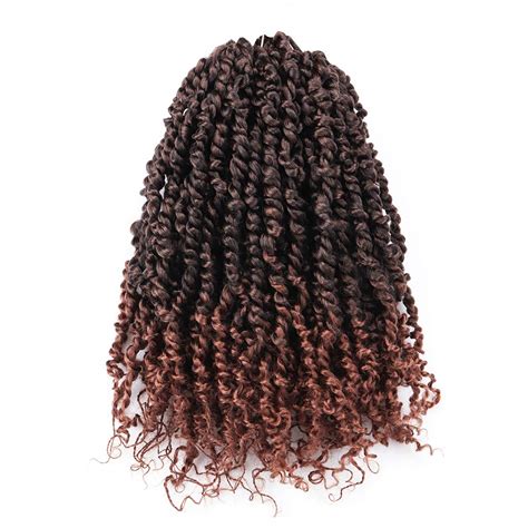 Buy ToyoTress 8 Packs Tiana Pre-Twisted Passion Twist Hair Pre-Looped ...