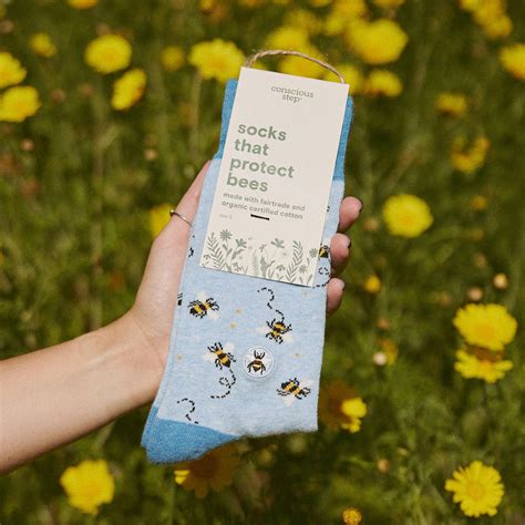 Socks that Protect Bees | Eco Friendly Socks | Conscious Step