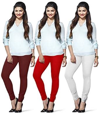 Lux Lyra Indian Churidar Leggings, Pack of 3 : Amazon.in: Fashion