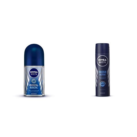 Buy Nivea Roll-On Deodorant, Cool Kick for Men, 50ml And Deodorant ...
