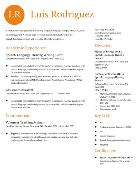 Resume Examples Free 的图像结果