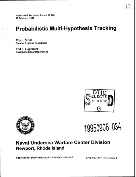 Image result for Multi Hypothesis Tracking Algorithm