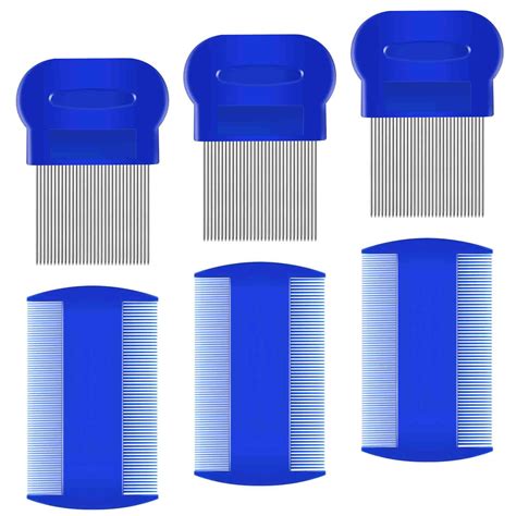 Brillirare 6 Pack Flea Lice Comb Stainless Steel Dog Cat | Desertcart INDIA