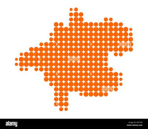 Map of Upper Austria Stock Photo - Alamy
