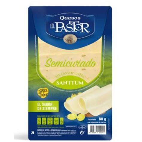 SANTTUM SEMI-CURED BLENDED CHEESE SLICES 70 _ 80G EL PASTOR – JITCO