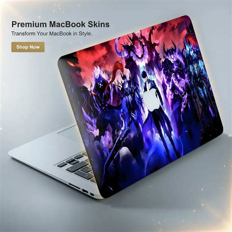 Solo Leveling Shadow Army Laptop Skin for MacBook | Buy Online Now ...