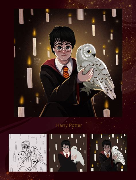A series of illustrations Harry Potter Fan Art :: Behance