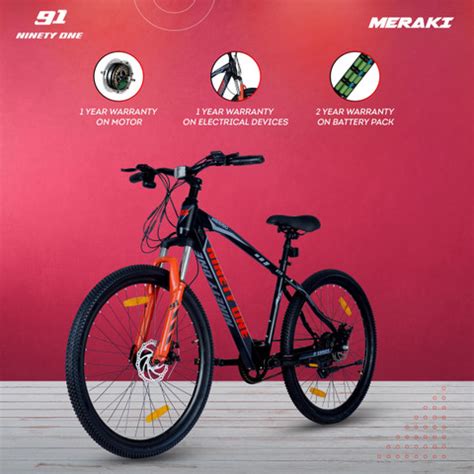 Ninety one Meraki 27.5 inches Single Speed Lithium-ion (Li-ion ...