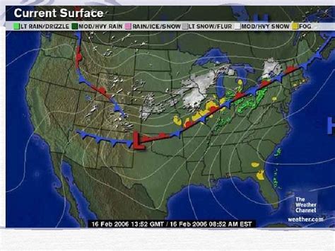Image result for Synoptic Weather Map