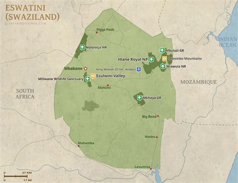 Swaziland Map