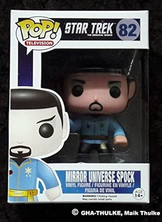 Pop Star Trek Mirror Mirror Spock Vinyl Figure : Funko: Amazon.in: Toys ...