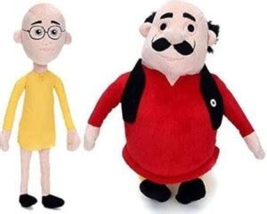 Mishka Toys Motu Patlu soft toy combo for kids - 25 cm - Motu Patlu ...