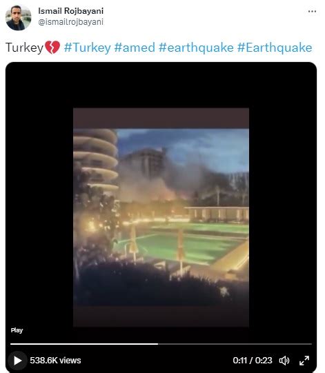 2021 Video Of Florida Building Collapse Falsely Linked To Turkey ...