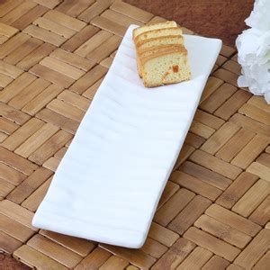 VarEesha White Ceramic Snacks/ Kabab Serving Platter/ Dish Tray Price ...