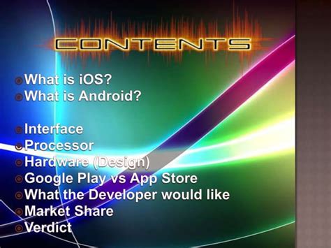 Image result for Android vs iOS Ppt Background
