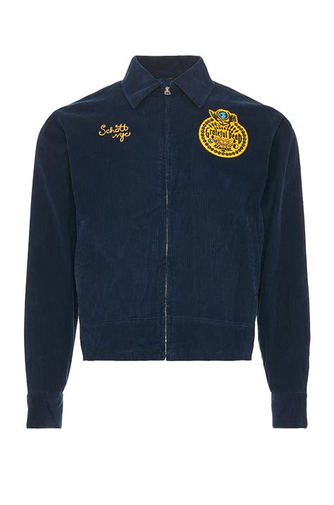 Schott Grateful Dead Corduroy Tour Jacket in Royal Blue | FWRD