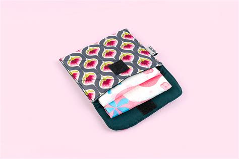 Sanitary Napkin Pouch - Purple Bloom – Spruce