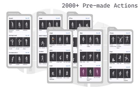 Express the idea that more than 2000 ore-made actions are provided for ...