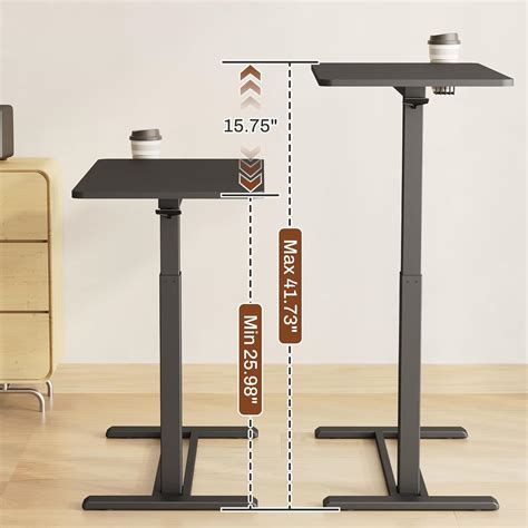 FLEXISPOT Mobile Standing Desk with Wheels Pneumatic India | Ubuy