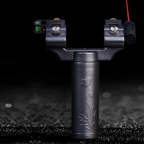 New Slingshot Laser Aiming Rotary Bow Slingshot Target Shooting Slings ...