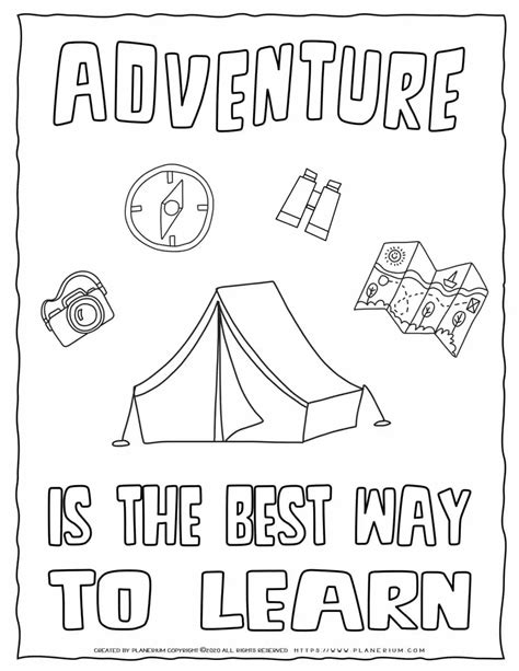 Adventure Coloring Sheets 的图像结果