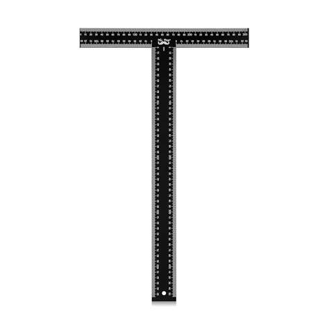 Mr. Pen - 18 Inch Metal Ruler, T Square, L Square, L Ruler, Carbon ...