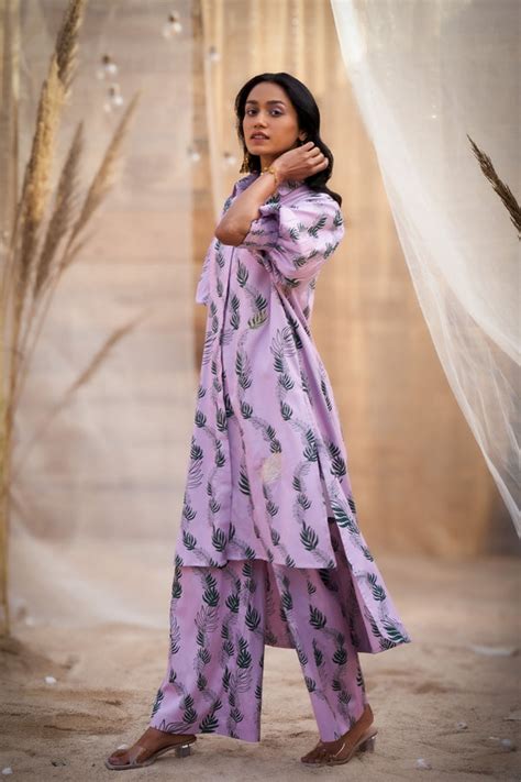 Charkhee - Reveria Pink Kurta Set - Elahe