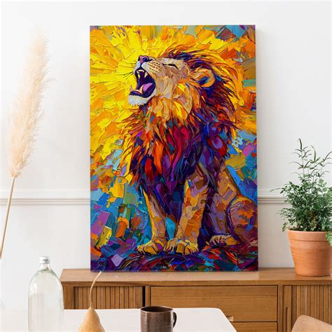 Solar King Wall Art Painting, HD Canvas Print, Framed, Ready to Hang ...