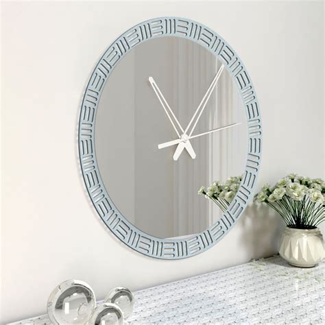 Luxurious Style Mirror with Wall Clock – Vibecrafts