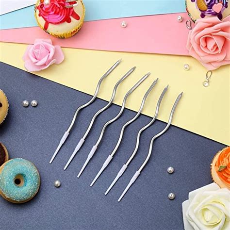 Party Port Twisty Metallic Silver Spiral Candles - 6pc,Twisty Candles ...