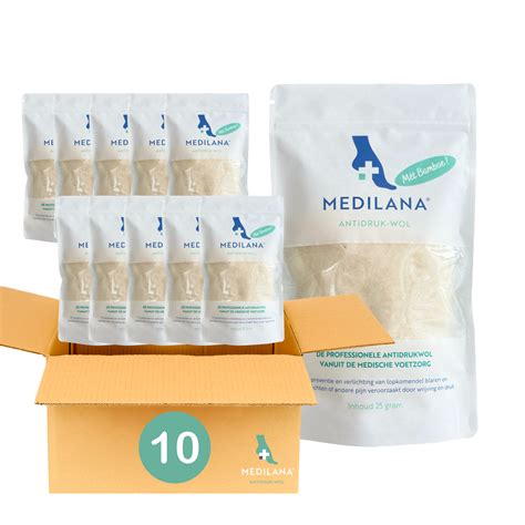 Medilana Antidrukwol - Box 10 x 25 gram - HFL Laboratories