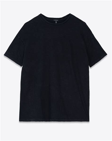 R13 Tee-Shirt Boxy Seamless – Acid Black