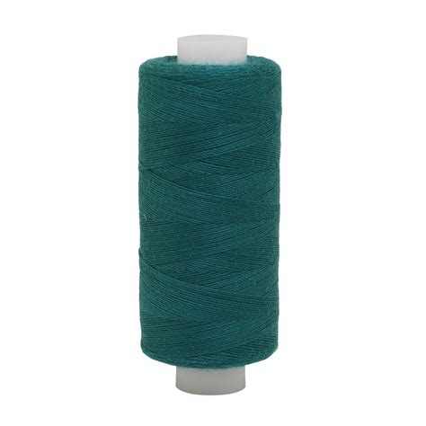 Нитки 40/2 универсальные, 400 ярдов (119 тёмно-т.бирюза), 10 шт в уп ...