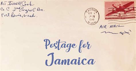 Postage to Jamaica | How to Send a Letter to Jamaica
