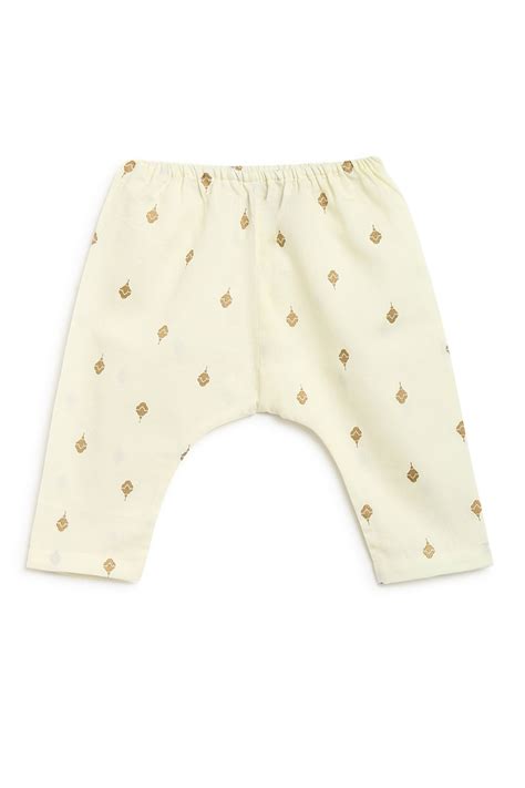 Sadabahar Unisex Jhabla Set - Cream – Tiber Taber Kids