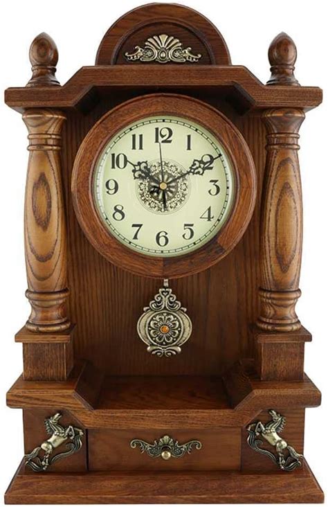 Buy Antique Mantel Clocks,Mantle Grandfather Clock with Chimes,Metal ...