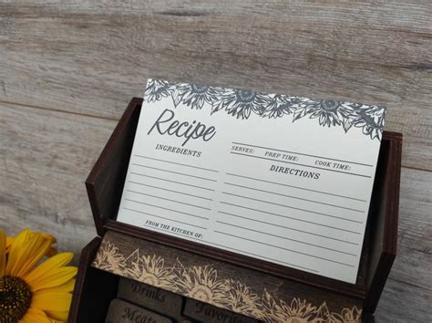 Image result for Recipe Card File Box