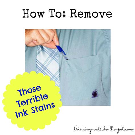 How To: Remove those terrible ink stains Diy Laundry, Laundry Hacks ...