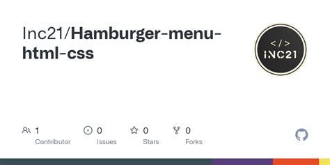 Hamburger Menu CSS/HTML 的图像结果
